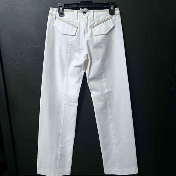 GF Ferre women pants Size: 26 Color: off white made in Italia like New - Picture 1 of 12